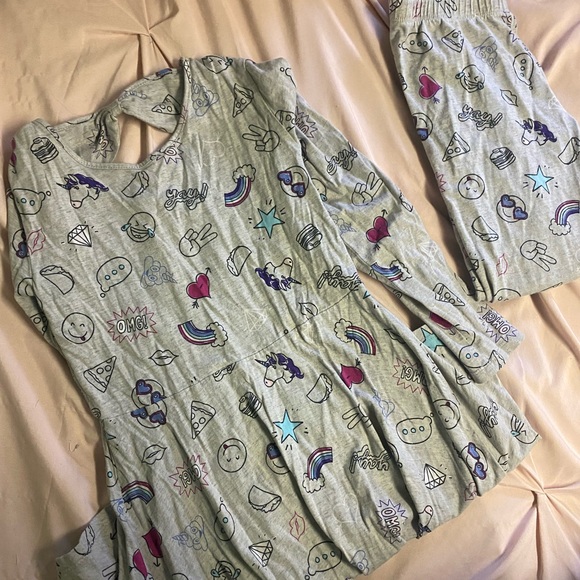 Girl dress with leggings